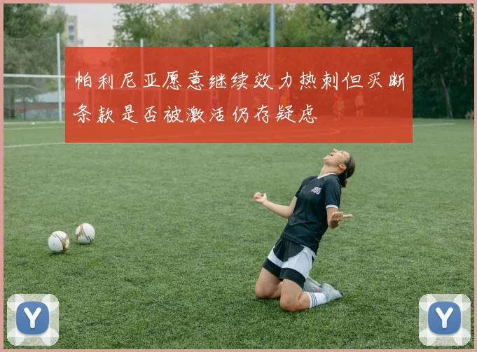 帕利尼亚愿意继续效力热刺但买断条款是否被激活仍存疑虑